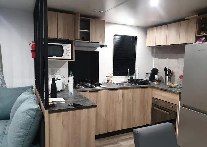 Mobil 45 M2 Tres Luxueux 3 Ch Et 2 Sdb - 4 Etoiles Les Charmettes 499 Proche Fun Zone- דירה לס מתה