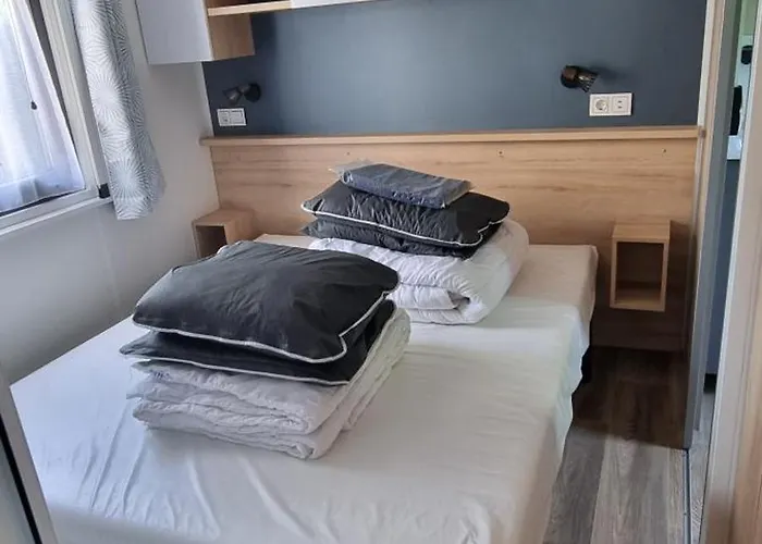 Mobil 45 M2 Tres Luxueux 3 Ch Et 2 Sdb - 4 Etoiles Les Charmettes 499 Proche Fun Zone- דירה לס מתה