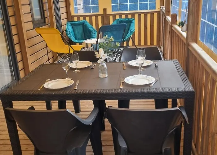 Mobil 45 M2 Tres Luxueux 3 Ch Et 2 Sdb - 4 Etoiles Les Charmettes 499 Proche Fun Zone- דירה