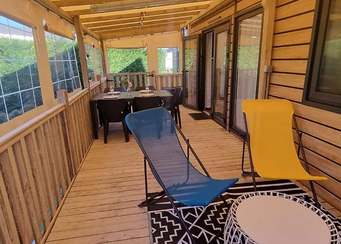 Mobil 45 M2 Tres Luxueux 3 Ch Et 2 Sdb - 4 Etoiles Les Charmettes 499 Proche Fun Zone- * לס מתה